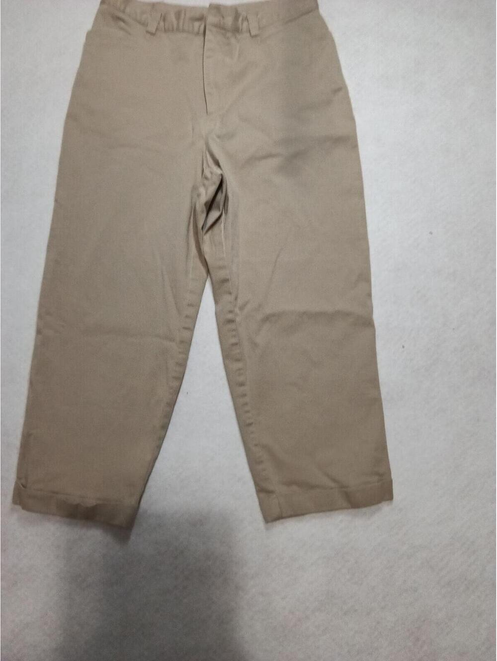 Rafaella Women's Khaki Cotton Blend Pants Size 10